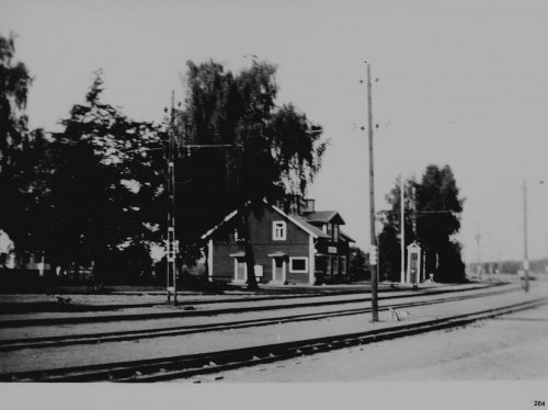 Klockrike station på 1950-talet