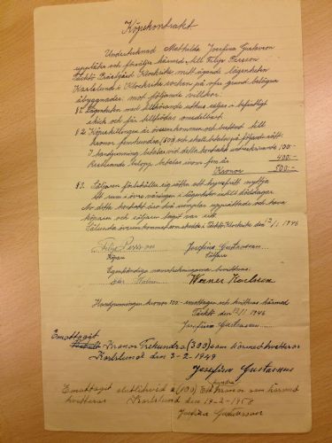 Köpekontrakt 1946